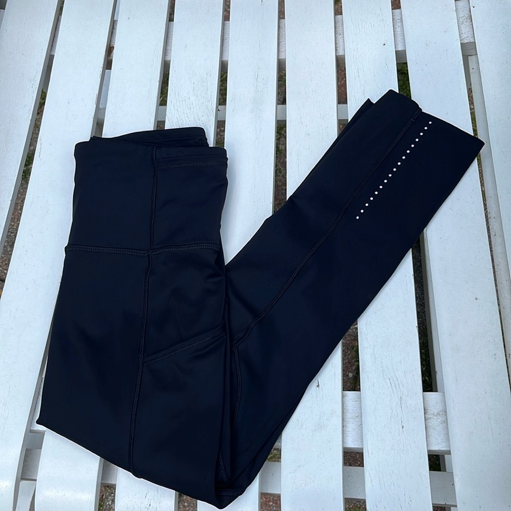 ☀️Lululemon Fast and Free Leggings Black Size 2